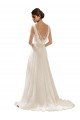 Affordable V-Neck Lace Wedding Dress On Chiffon UK