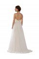 Affordable Illusion Halter Lace Boho Wedding Dress with Plunging Sweetheart Bodice UK