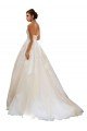 Affordable Sweetheart Ball Gown Tulle Wedding Dress with Lace Bodice UK