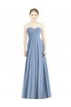 Affordable Strapless Sweetheart Chiffon Bridesmaid Dress UK