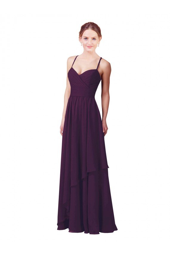 Affordable Roman Style Luxe Chiffon Bridesmaid Dress UK