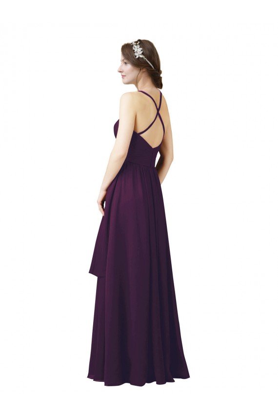 Affordable Roman Style Luxe Chiffon Bridesmaid Dress UK