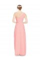 Affordable One Shoulder Sweetheart Neckline Long Chiffon Bridesmaid Dress UK