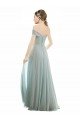 Affordable Romantic Bridesmaid Dress with Embroidered Off the Shoulder Bodice UK