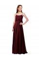 Affordable Chiffon Bridesmaids Dress with Spaghetti Straps UK