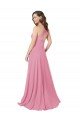 Affordable Chiffon Bridesmaid Dress / Prom Dress with Keyhole Front UK