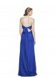 Affordable Sweetheart Neckline Chiffon Ruched Bodice Tie Back Bridesmaid Dress UK