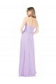 Affordable Draped Sweetheart Chiffon Bridesmaid Dress with High Slit UK