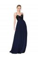 Affordable Sweetheart High Neck Sequin Top Long Chiffon Bridesmaid Dress / Prom Dress UK