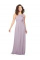 Affordable Halter Neck Bridesmaid Dress with Bow UK