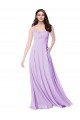 Affordable Chiffon A-Line Chiffon Bridesmaids Dress with Ruched Bodice UK