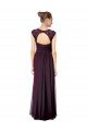 Affordable Long Chiffon Sweetheart Bridesmaid with Lace Straps and Keyhole Back UK