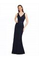 Affordable Lace Bridesmaid Dress with Satin Waistband and Open Back UK