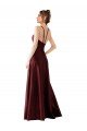 Affordable Sleek Satin Bridesmaids Dress with Pockets UK