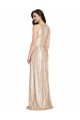 Affordable Floor Length Halter Neck Sparkling Formal Sequin Bridesmaid Dress / Prom Dress with Pleats UK