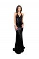 Affordable Sleek Fishtail Shaped Open Back Formal Sequin Bridesmaid Dress / Prom Dress UK