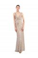 Affordable Faux Surplice V-Neck Slim Formal Sparkling Sequin Bridesmaid Dress / Prom Dress UK