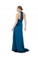 Affordable Halter Neck Formal Silky Satin Bridesmaid Dress / Prom Dress UK