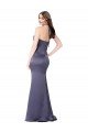 Affordable Fit and Flare Formal Silky Satin Bridesmaid Dress / Prom Dress UK