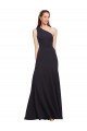 Affordable Fit and Flare Formal Crepe Bridesmaid Dress / Prom Dress with One Shoulder UK