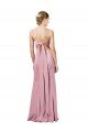 Affordable Fit and Flare Slim Formal Crepe Bridesmaid Dress / Prom Dress with Cutout Back UK