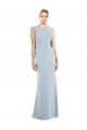 Affordable Draped Backless Crepe Bridesmaid Dress / Prom Dress with Pockets UK