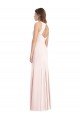 Affordable Diamond Cutout Back Trumpet Bridesmaid Dress / Prom Dress with Front Slit UK