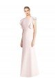 Affordable Ruffle Cap Sleeves Open Back Trumpet Bridesmaid Dress / Prom Dress UK