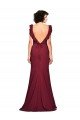 Affordable Crepe Slip Bridesmaid Dress / Prom Dress with Ruffled Straps UK