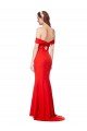 Affordable Cross Front and Back Bardot Sleeveless Formal Crepe Maxi Bridesmaid Dress / Prom Dress UK