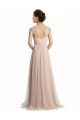 Affordable Sweetheart A-Line Tulle Draped Bridesmaid Dress UK