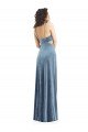 Affordable Spaghetti Strap Long Full Length Formal Velvet Maxi Bridesmaid Dress / Prom Dress UK