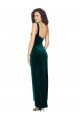 Affordable One Shoulder Velvet Front Wrap Bridesmaid Dress / Prom Dress  UK