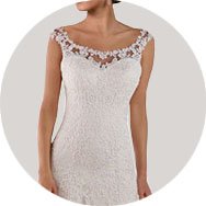 Affordable Scoop Neck Wedding Dresses UK