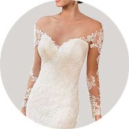 Affordable Long Sleeves Wedding Dresses UK